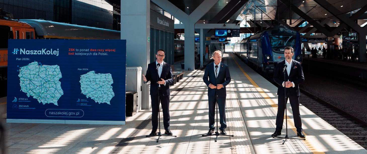 #NaszaKolej. Rekordowe inwestycje, więcej pasażerów i plan budowy najnowocześniejszej sieci kolejowej w Europie