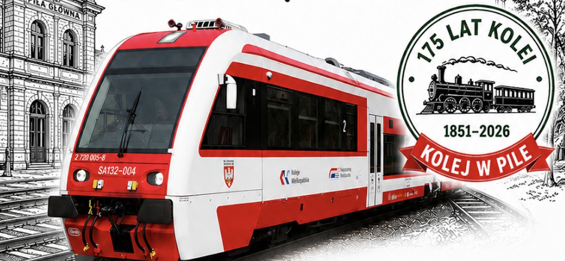 Obchody 175. rocznicy przyjazdu pierwszego pociągu do Piły