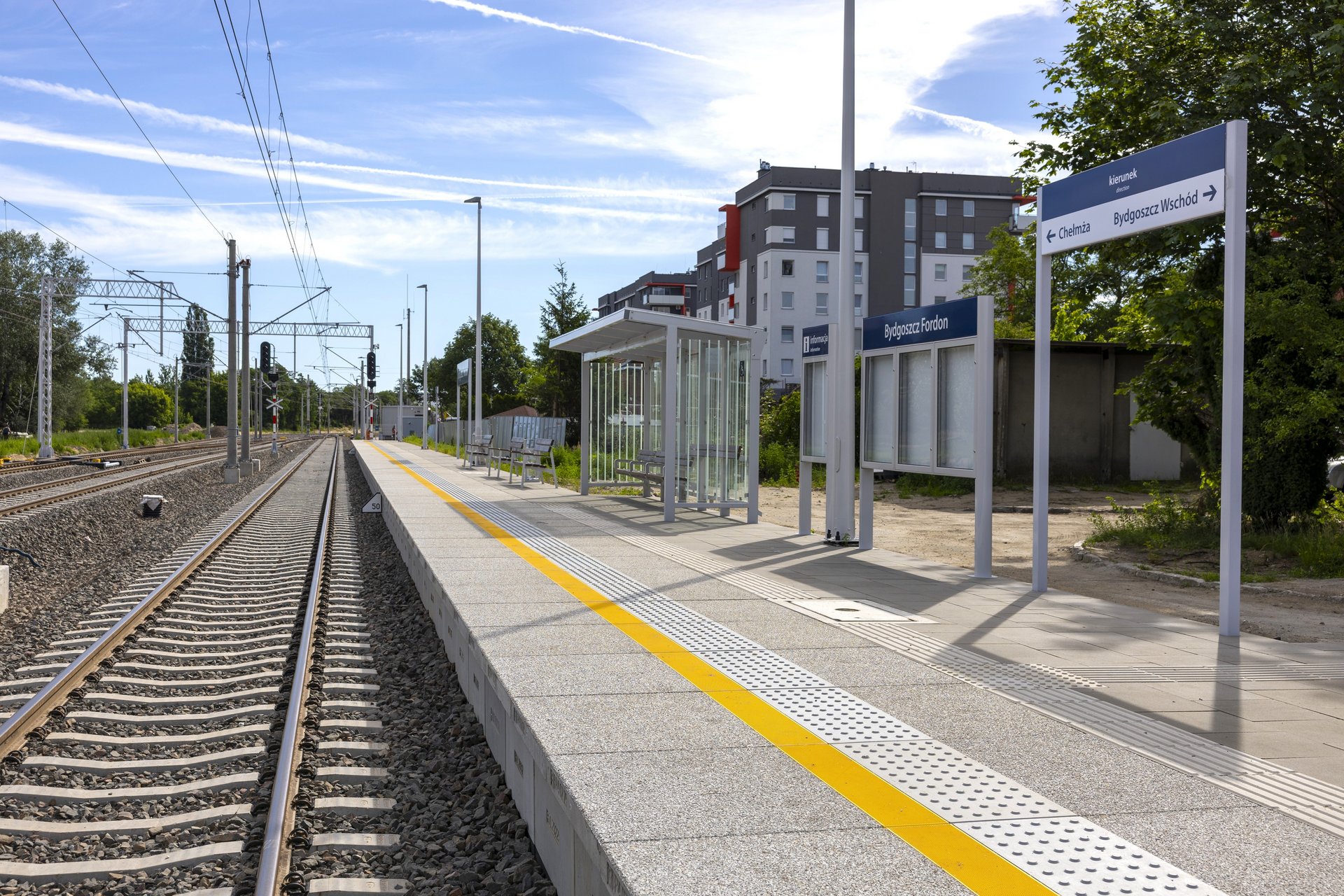 Bydgoszcz Fordon po zmianach. Nowe perony, większa przepustowość i kolejny przystanek na kolejowej trasie