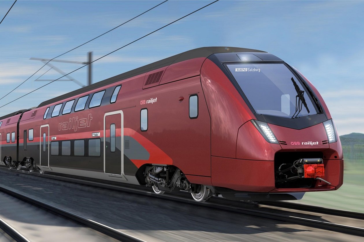 Austria: realizowane są testy piętrowych Railjetów