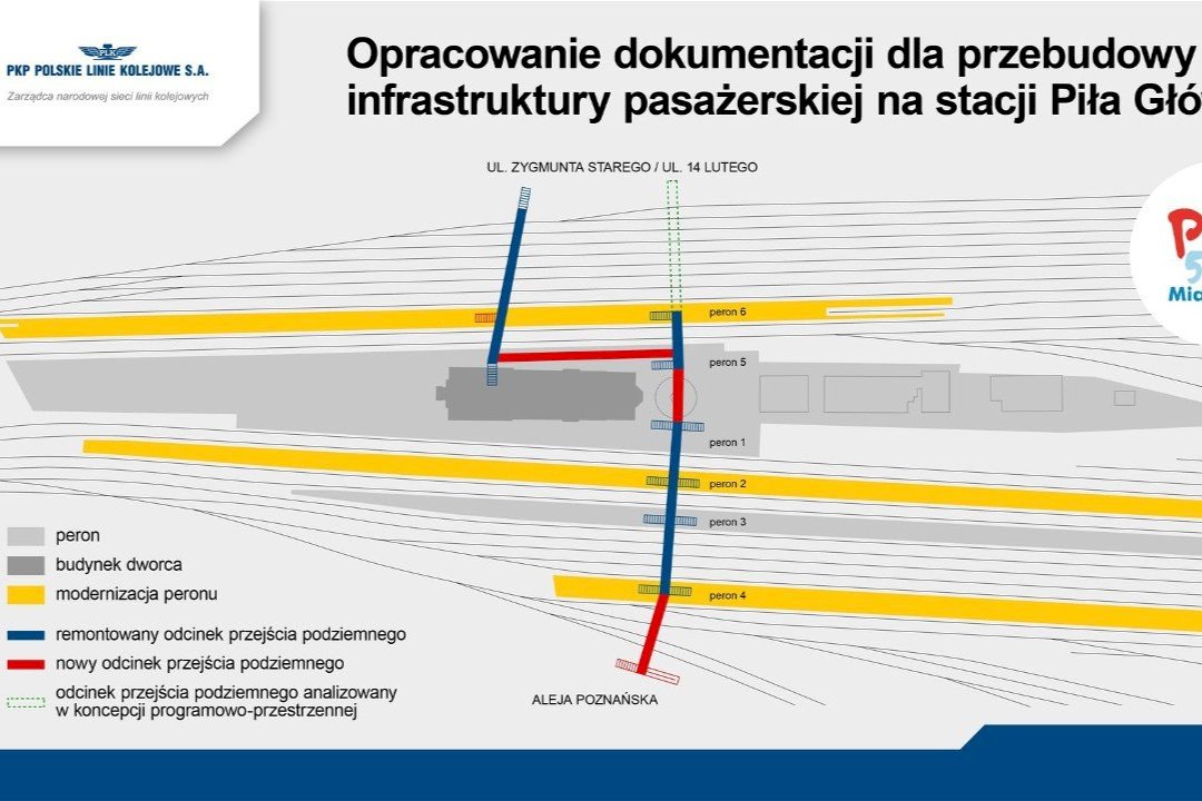 TPF zaprojektuje przebudowę stacji kolejowej w Pile