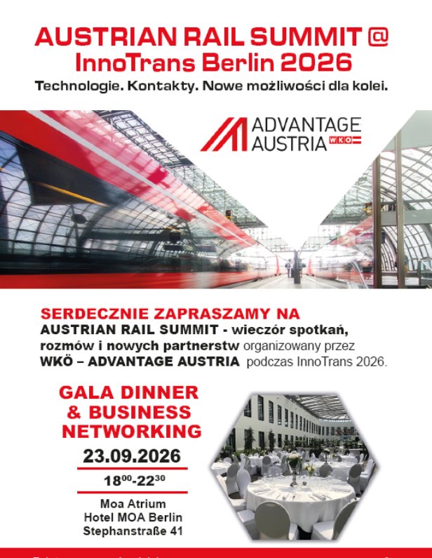 Nowe możliwości dla kolei – Austrian Rail Summit podczas InnoTrans 2026