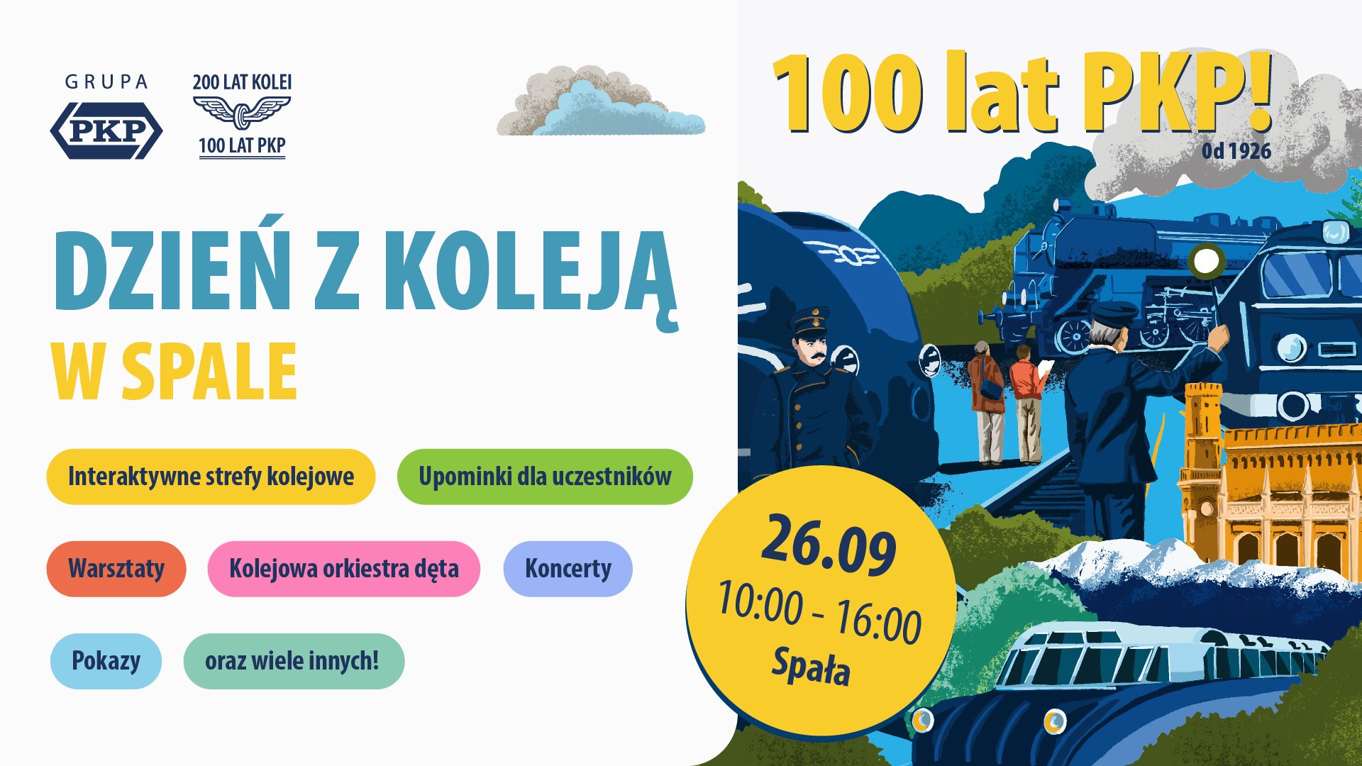 Dzień z Koleją w Spale. 100 lat Polskich Kolei Państwowych