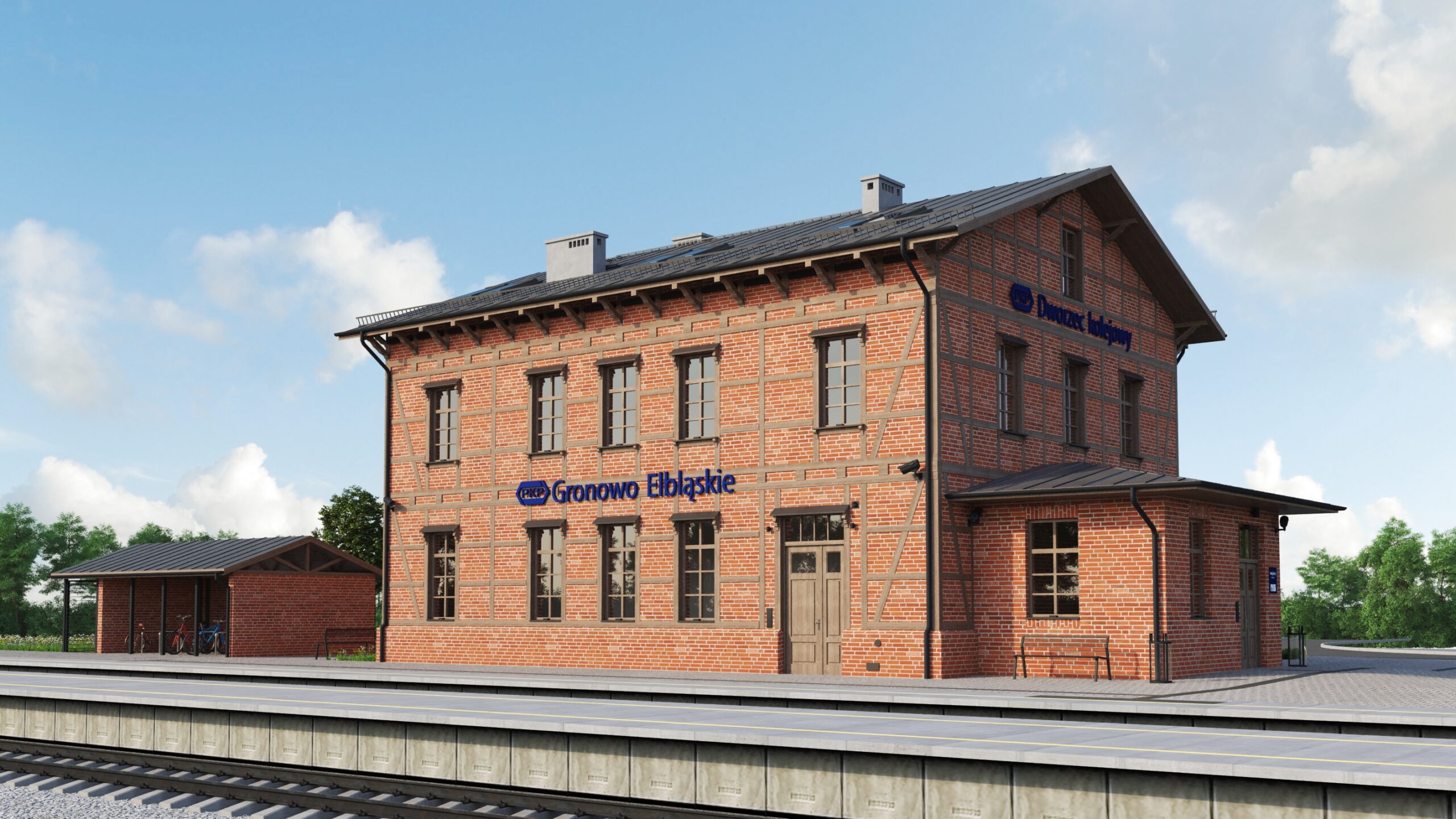 Rozpoczynają się prace budowlane przy modernizacji dworca w Gronowie Elbląskim
